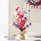 Glitzhome® 21" Patriotic Americana Red, White & Blue Floral Table Tree